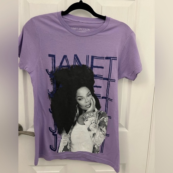 Janet Jackson Purple, Band Tshirt, Sz S - Picture 2 of 7